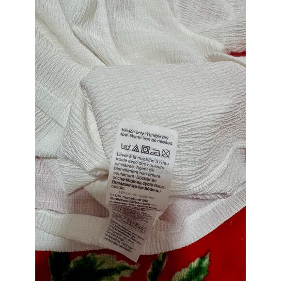 Madewell Blouse Women’s Small White NWT Puff Sleeve Cottagecore Romantic - Picture 7 of 13